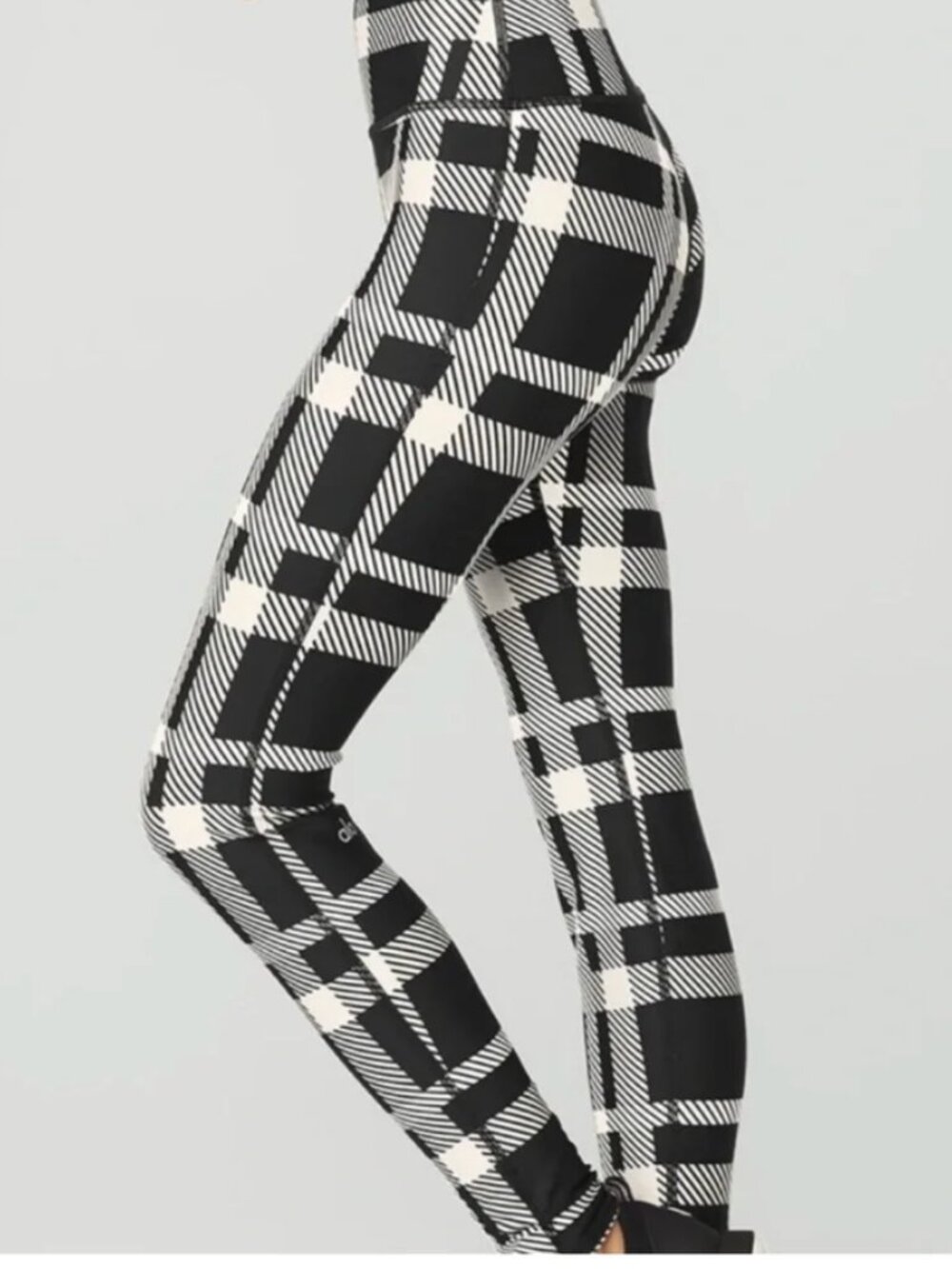 ALO Yoga Airlift Magnified Plaid High-Waist Leggings | Size S - Picture 2 of 13